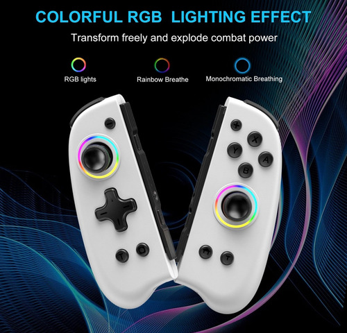Mando Inalámbrico Linyuvo Ks42 Pro Blanco Para Switch Blanco