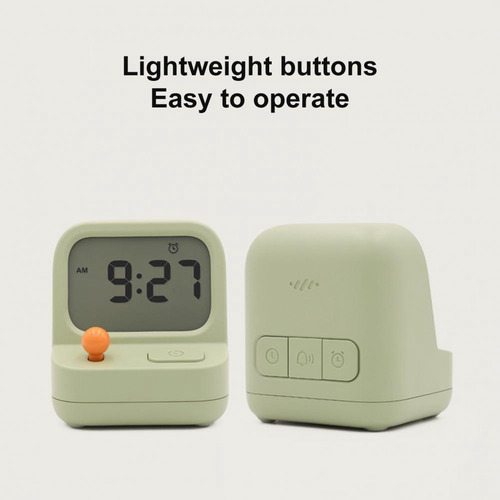 Reloj Despertador Portátil Retro Para Niños Con Forma De Díg