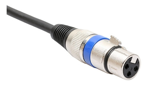 Cable Xlr Macho A Xlr Hembra De 10 Mts Para Microfonos