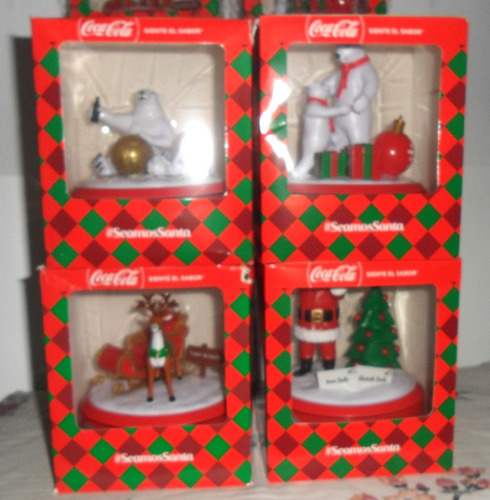 Cajas Musicales Coca, Set De 4