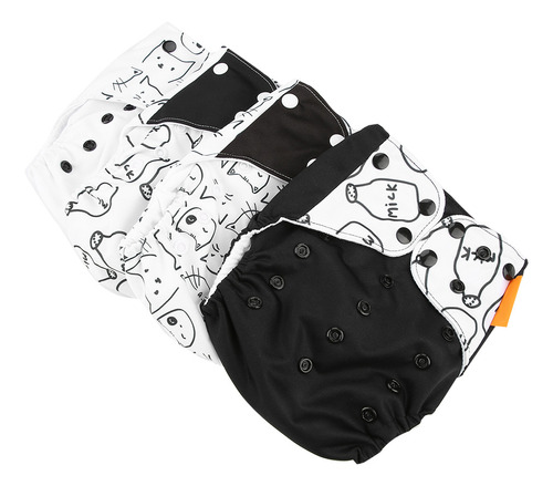 4 Unids/set Funda De Pañal De Tela Para Bebé Recién Nacido R