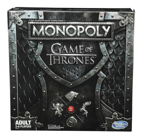 Imagen 1 de 5 de Juego de mesa Monopoly Game of Thrones Hasbro E3278