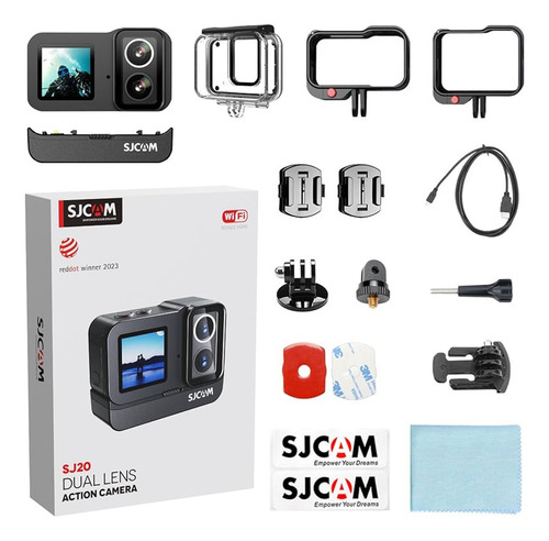 Cámara Deportiva Doble Cámara 20mp Gyro Wifi 30m Sjcam Sj20