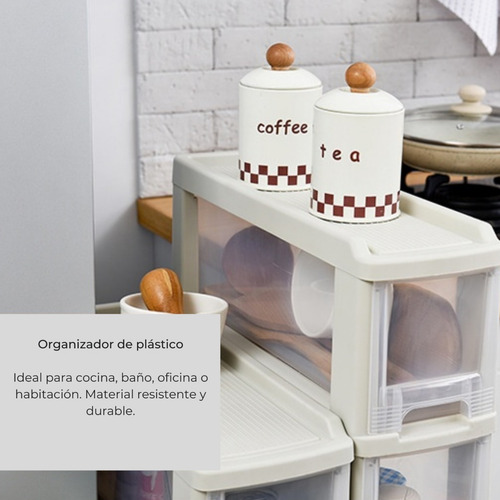 Imagen 6 de 10 de Organizador De Baño Con Ruedas