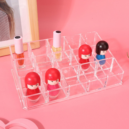 Expositor Para Lápices De Uñas, 15 Rejillas, Para Guardar Pi