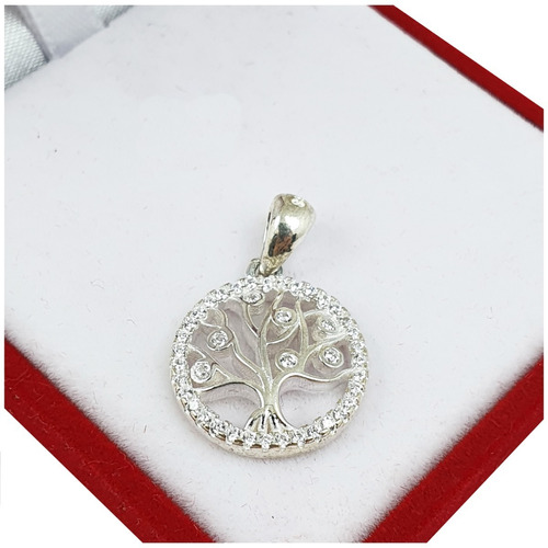 Dije Arbol De La Vida 925 Mujer Amor Con Piedras Elegante