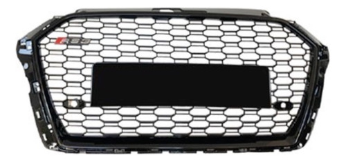 Grade Audi Rs3 A3 Colmeia 2016 18 2019 Black Piano Sem Logo