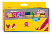 Comprar Crayones Maxi Jumbo 12 Colores Artel