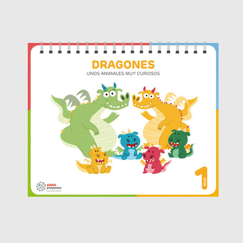 Los Dragones (unos Animales Muy Curiosos): Unos Animales Muy Curiosos, De Aa.vv., Vol. 1. Editorial Edebe, Tapa Blanda En Español