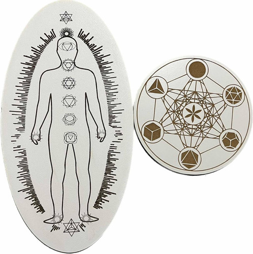 Plantilla Reiki Gemoterapia Chakras Metatron Mandalas Blanco