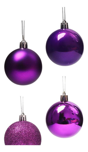 Adorno De Bolas De Navidad De 48 Piezas Inastillable Para
