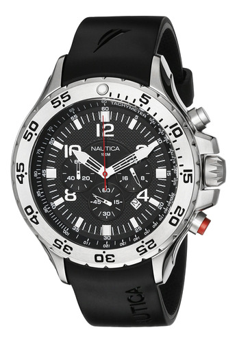 Nautica N Nst - Reloj De Acero Inoxidable Para Hombre Con C.