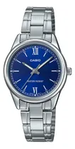 Comprar Reloj Casio Ltp-v005d-2b2 Mujer Plateado Tablero Azul