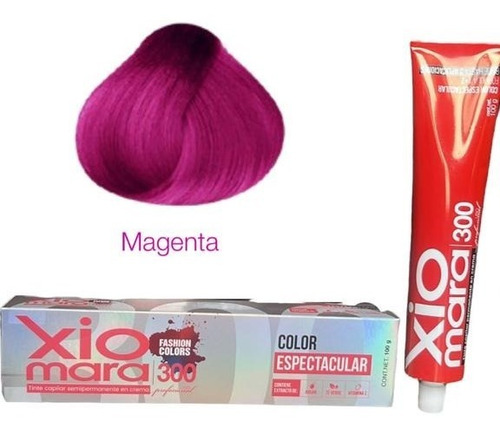 Tinte Para Cabello Xiomara 300 Fashion Tono Magenta 100g