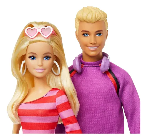 40周年記念BarbieとKenのセット セット購入が随分お得です！！！ Boneca Barbie E Ken No Skate 65° Aniversário- Leia Descrição