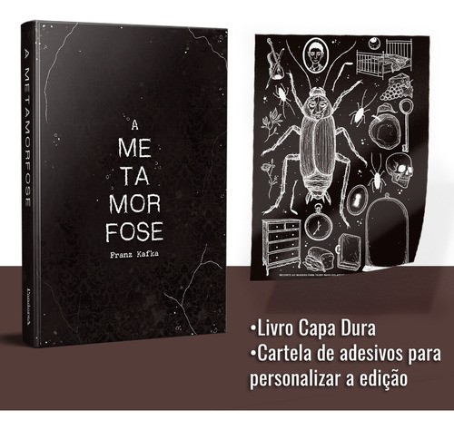 A Metamorfose: Edição Especial Stickers, De Franz Kafka. Editora Pandorga, Capa Dura Em Português