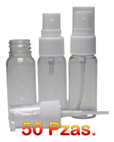 50 Piezas De Botella De Pet De 20 O 30ml Con Atomizador