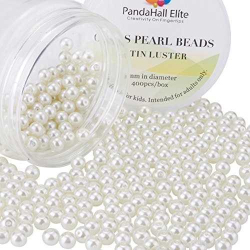 Pandahall Elite Alrededor De 400 Piezas De 6 Mm De Saten Peq