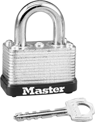 Imagen 1 de 2 de Candado Master Lock 22d Acero Laminado C/ Llave