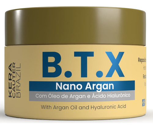 Btx Botox Nano Argan Kera Cauter Brazil Creme Tratam 300ml