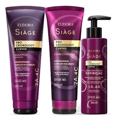 Siàge Eudora Pro Cronology Curvas Sh/cond/creme P. Definição