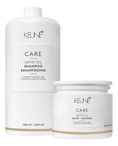 Kit Keune Care Satin Oil Shampoo L E Máscara (2 Produtos)