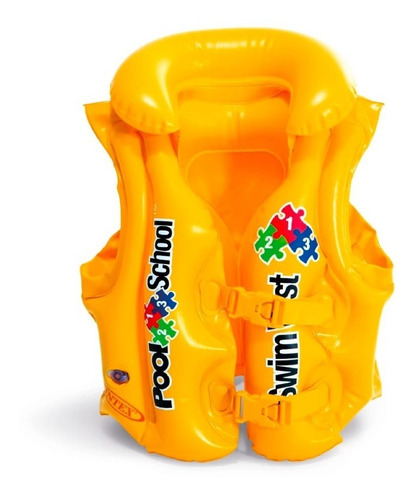 Flotador Chaleco Inflable Pool School Niños Intex 58660