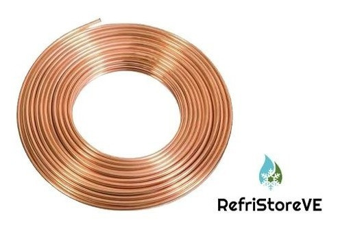 Tuberia De Cobre Flexible 1/8 Rollo 15.24mts