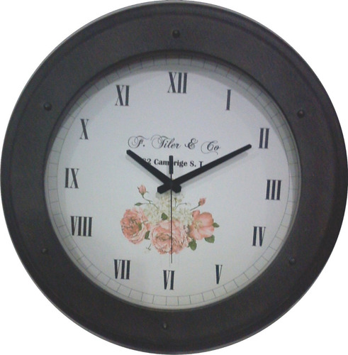 Reloj De Pared Deco Vintage 60 Cms.
