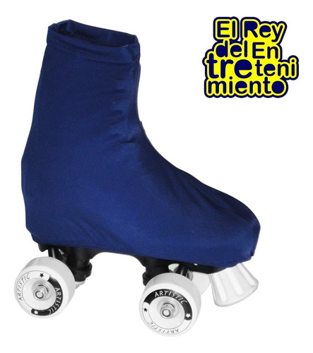 Imagen 6 de 7 de Par Polainas Cubrebotas Profesional Patín Artístico - El Rey