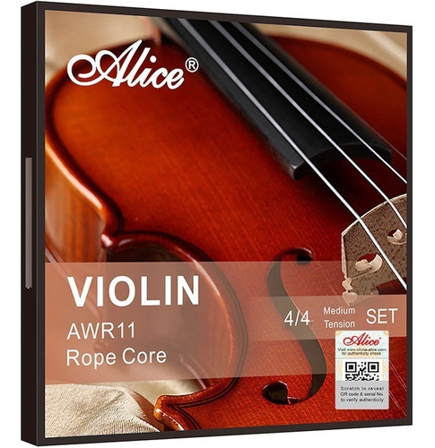 Encordado Alice Awr11 Para Violin Profesional 4/4