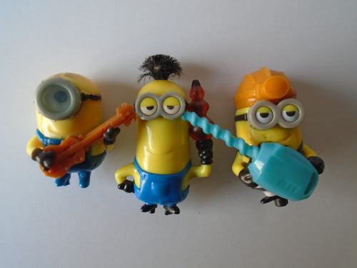 Minions 3 Figuras Kinder Sorpresa Unvrsl