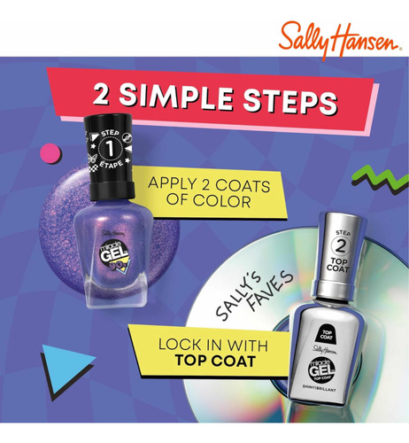 Sally Hansen Miracle Gel Edición Los 90s, 14.7ml