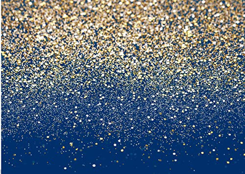 Chaiya 7x5ft Royal Blue Glitter Backdrop Cumpleaños Fl3vu