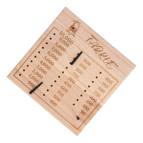 Bandeja De Dados De Madera Farkle Mejora Las Habilidades Mat