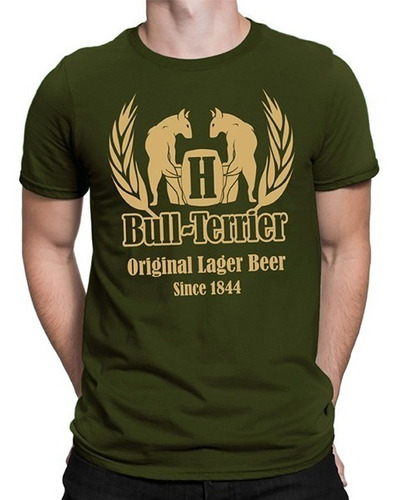 Remeras Hombre Bull Terrier Hf ® Dog Thinker Pack X 6