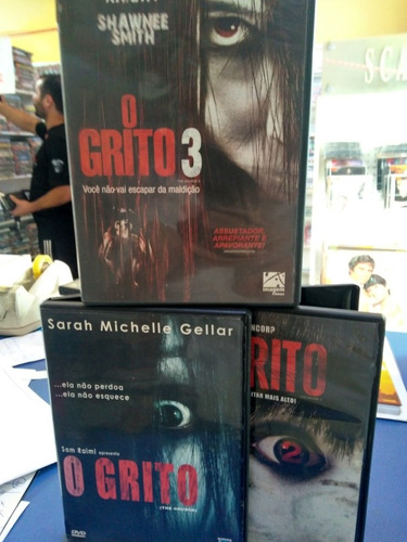 O Grito 1,2 E 3 Dvd Original Usado 