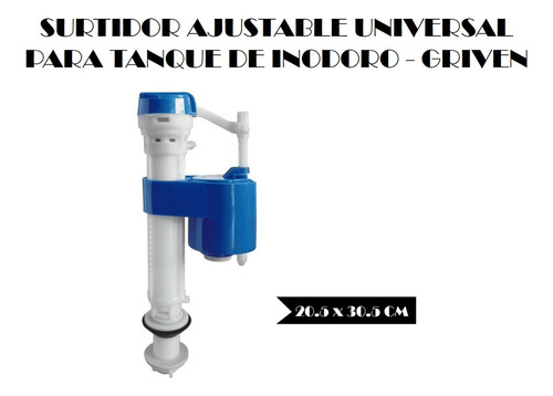 Surtidor Ajustable Universal P/tanque De Inodoro - Griven