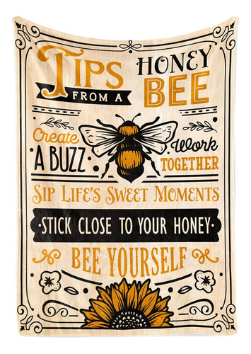 Regalos Huglanket Bee Para Mujer - Manta Inspiradora De Abej