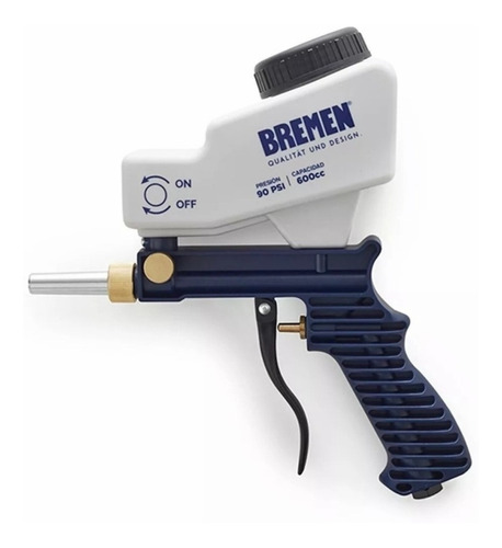 Imagen 1 de 4 de Pistola Arenadora Gravedad Neumatica Profesional Bremen 5606