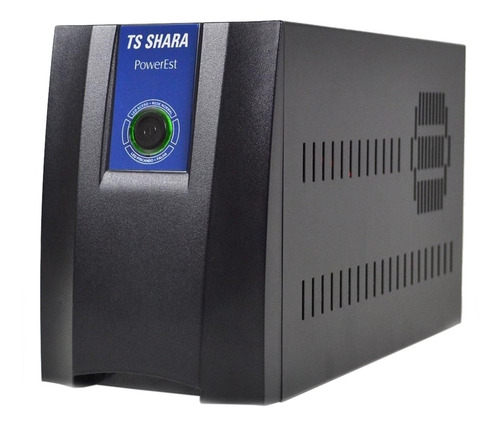 Estabilizador de tensão Ts Shara PowerEst 2500 2500VA entrada de 115V/220V e saída de 115V preto