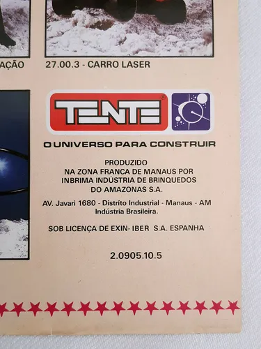 Tente Cosmic Folleto Catalogo 1985 - Brasil (Usado)