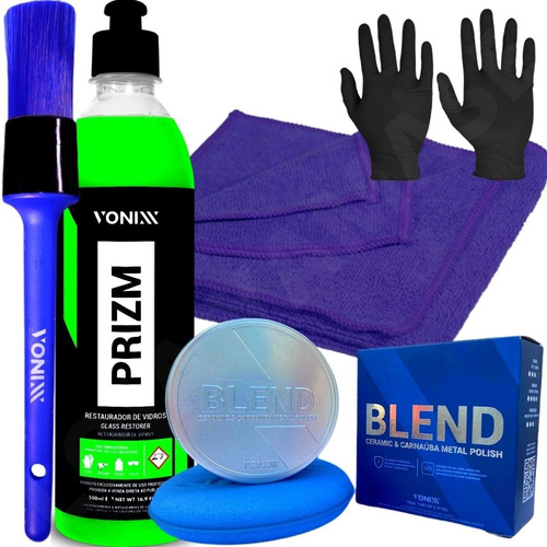 Blend Polidor De Metais Vonixx + Pincel + Prizm + Flanela Cor Não Se Aplica