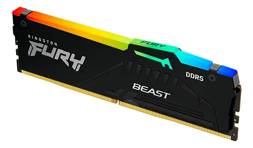 Memória Ram Kingston Fury Beast Rgb 32gb Cl36kf560c36bbea32