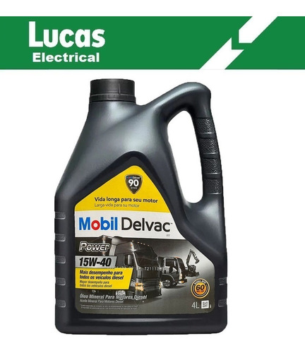 Aceite/lubricante Mobil Mineral Delvac 15w40 Diesel 4l