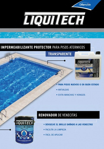 Imagen 8 de 10 de Pintura Sellante Y Impermeable Para Piscinas