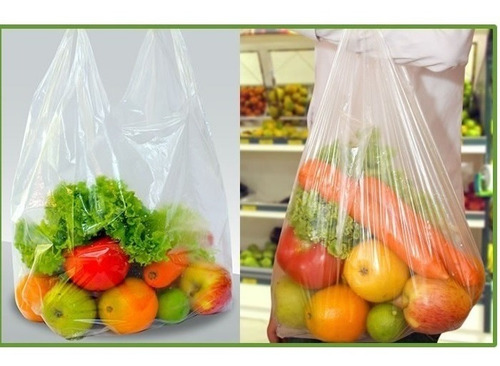 Imagem 8 de 11 de Kit 2 Bobina Saco Para Legume Picotado Plástico 35x50 C/500