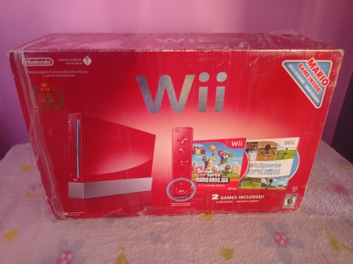 Consola Wii Roja Edición Especial 25 Aniversario