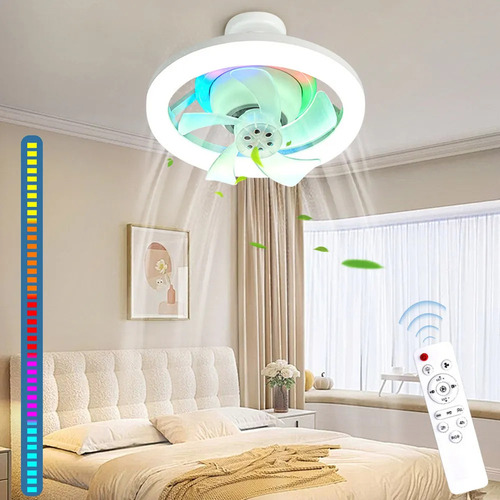 G Ventilador De Cabezal Oscilante L Phantom Color E27 Con