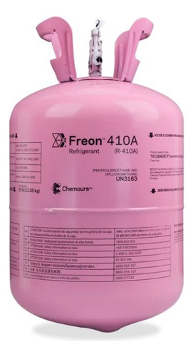 Cilindro Gas Refrigerante 410a Freon 11.35 Kg